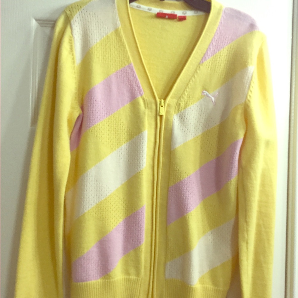 Woman’s puma gold cardigan